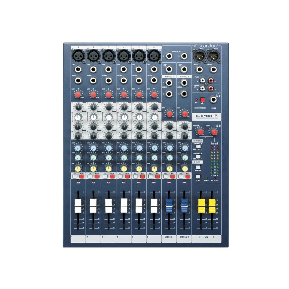 EPM6 Soundcraft Consola Análoga