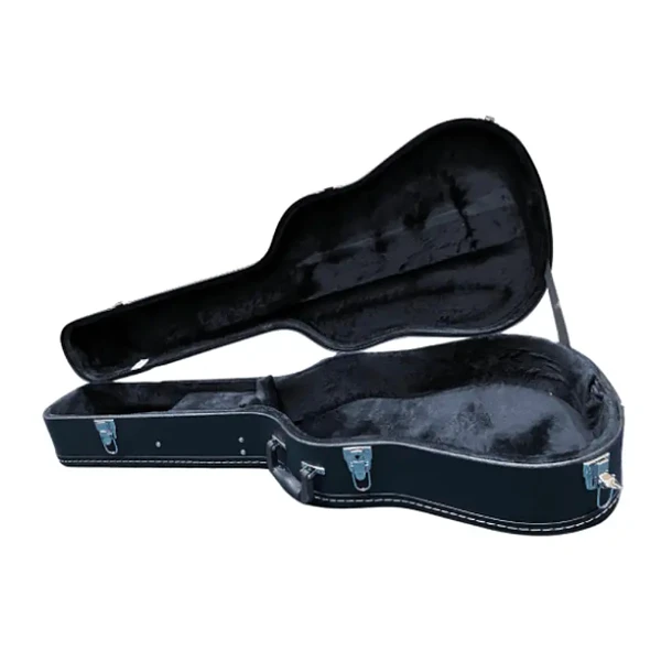 BB04 HEBIKUO Hardcase Guitarra FOLK 41" Negro
