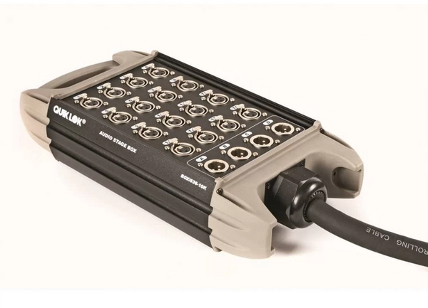 Multipar Escenario 16 entradas 4 salidas BOX637-20K 20 metros Quik Lok