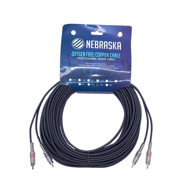 Cable 2-RCA A 2-RCA DRR-15 Nebraska 15 Metros