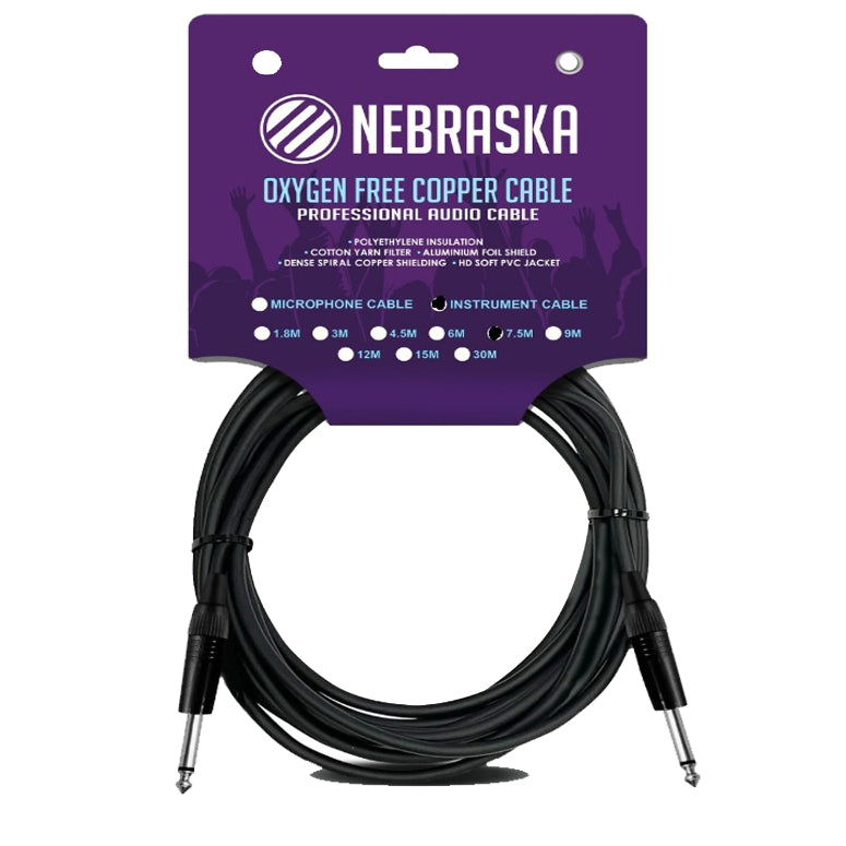 Cable de Instrumento Plug-Plug GJJ 7.5 Nebraska 7.5 Metros