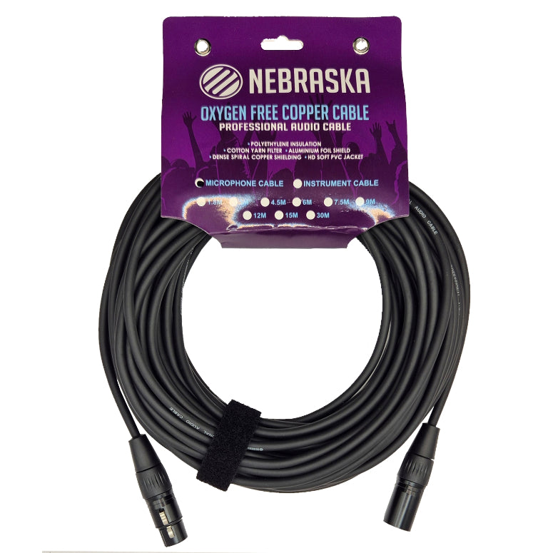 Cable De Micrófono MFX20 Nebraska 20 Metros