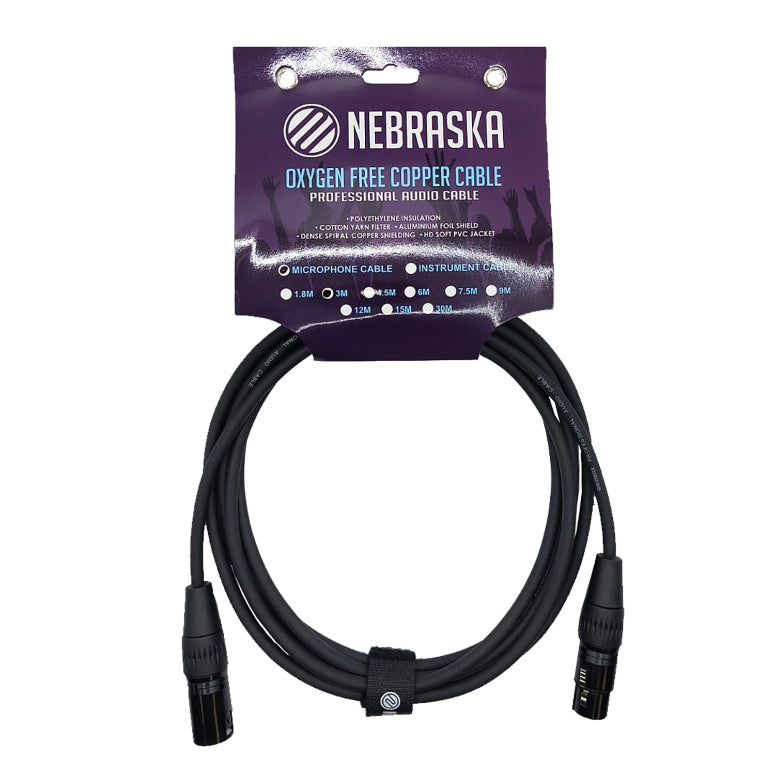 Cable De Micrófono MFX3 Nebraska 3 Metros