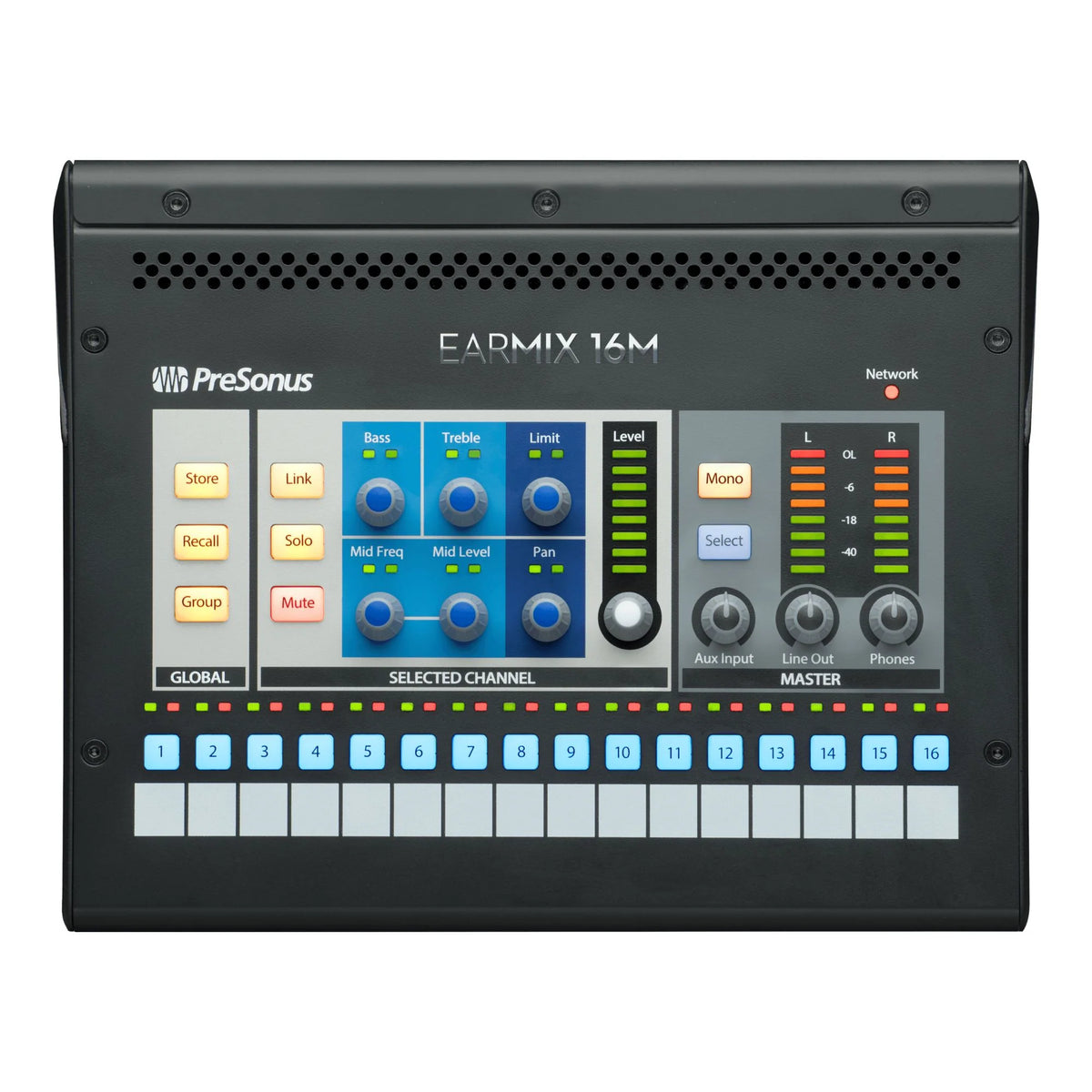 EarMix16M Control de Monitoreo Presonus