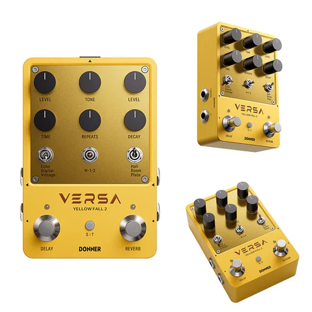 EC6926 Donner Pedal Delay Yellow Fall II Versa