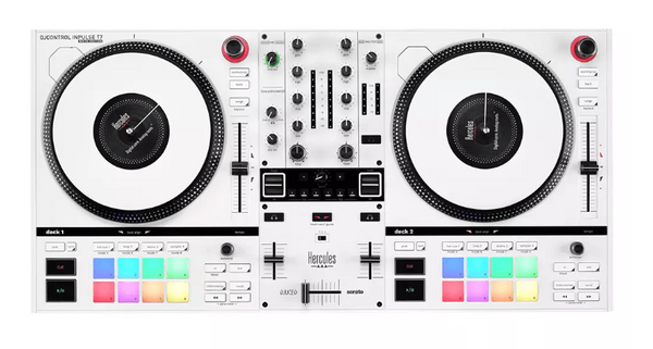 INPULSE T7  Hercules Controlador DJ Motorizado Edition White