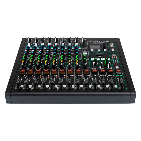 Mixer Mackie Analogico 12 Canales (Fx+Usb+Multitrack+Bluetooth) ONYX12