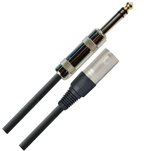 MC0756M Accuracy Pro Audio Cable XLR Macho a Plug 1/4 TRS 6mts