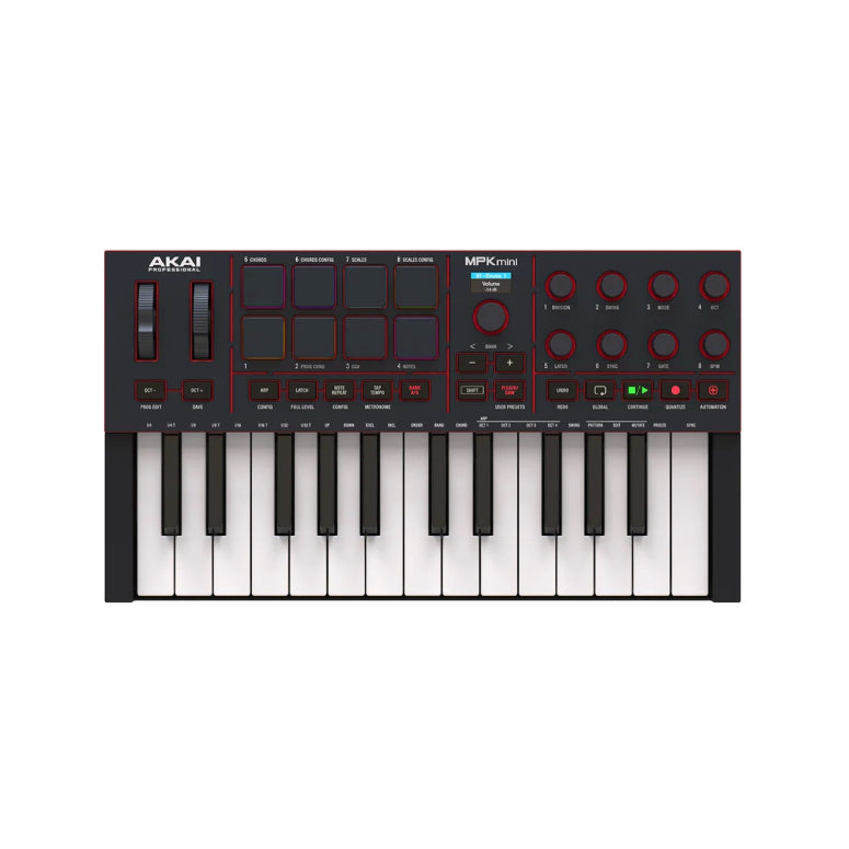 Controlador Midi AKAI Professional MPK mini play MK3 – ImportAudio