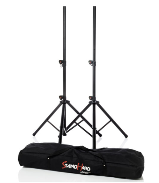 Par de atril para parlantes con bolso SH70N Bespeco
