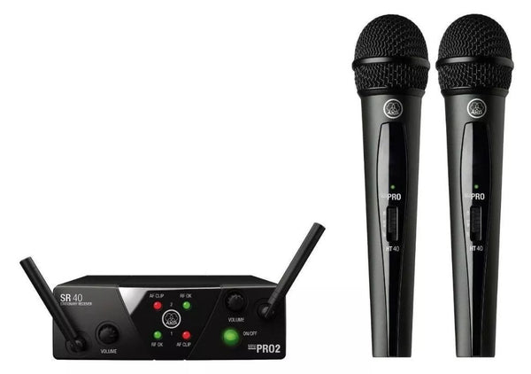 Micrófono inalámbrico vocal doble  WMS40MINI2 US45A/C AKG