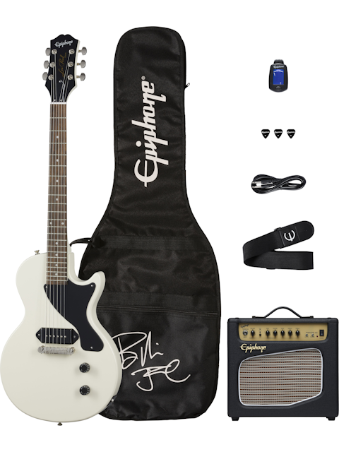 Pack Guitarra Eléctrica Junior Epihone Billie Joe Armstrong Ppeg-bjalpjcwnh3
