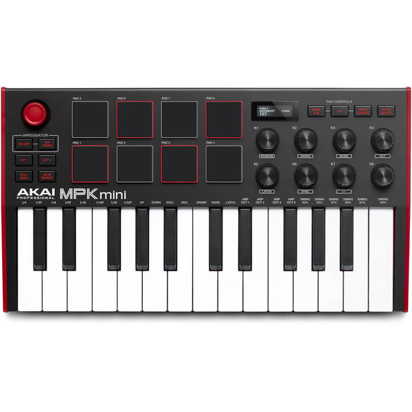 Controlador Midi MPK Mini Play MK3 AKAI PRO