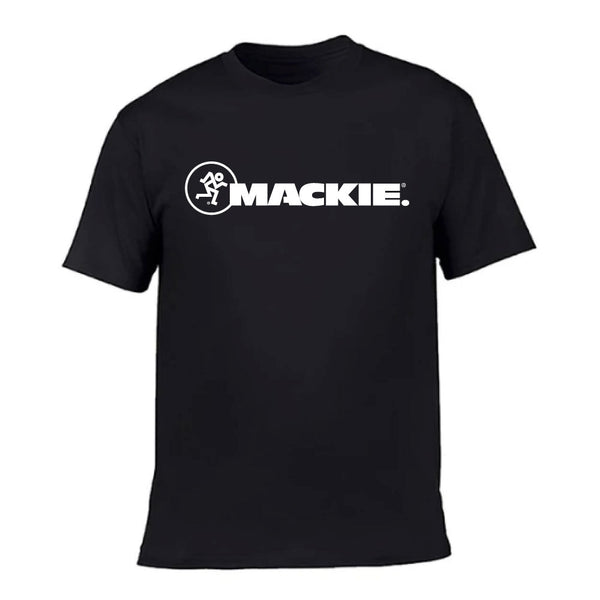 Polera Mackie Negra, Logo Blanco (L) Mackie